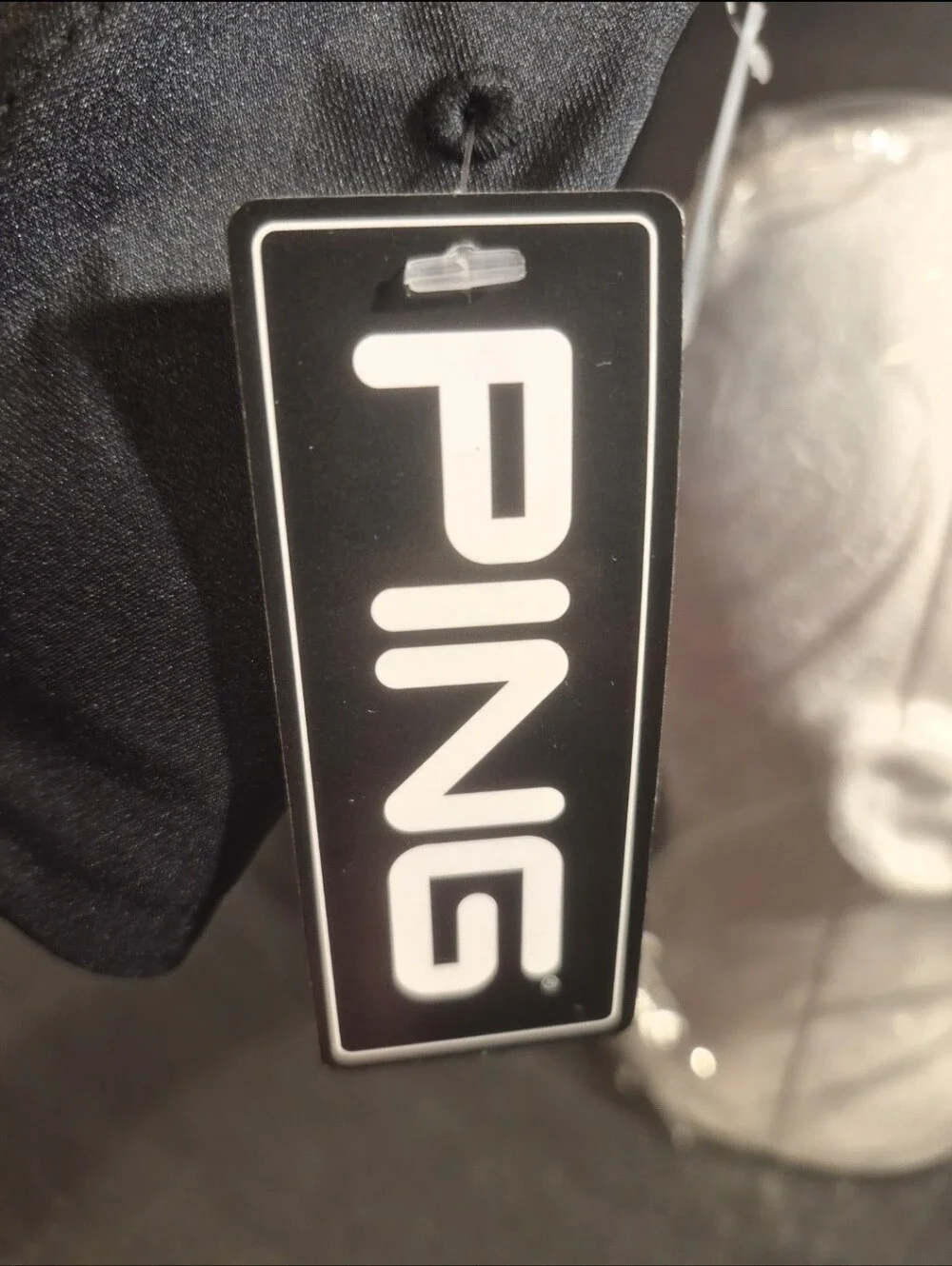 Ping Mr. Ping Black Play Your Best 101 FlexFit  Tech Snapback Golf Hat Cap NWT